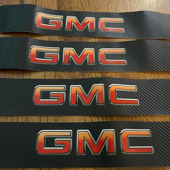 GMC threshold protector in Black, yellow and Red set of 4 NWT - Picture 3 of 12